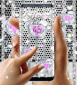 اسکرین شات برنامه Silver live wallpaper 8