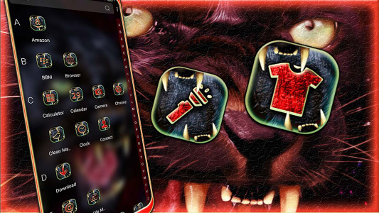 اسکرین شات 4 برنامه Angry Black Panther Theme