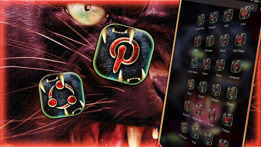 اسکرین شات 3 برنامه Angry Black Panther Theme