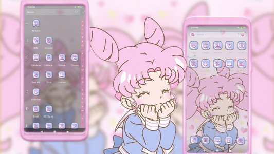 اسکرین شات 4 برنامه Kawaii Cute Girl Theme