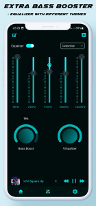 اسکرین شات 5 برنامه Bass Booster Plus