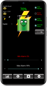 اسکرین شات برنامه Battery Alarm 7