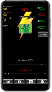 اسکرین شات 6 برنامه Battery Alarm