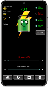 اسکرین شات 7 برنامه Battery Alarm