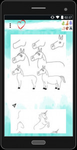 اسکرین شات برنامه آموزش گام به گام نقاشی حیوانات 3