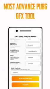 اسکرین شات برنامه GFX Tool PUBG Pro (Advance FPS Settings + No Ban) 1