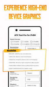 اسکرین شات برنامه GFX Tool PUBG Pro (Advance FPS Settings + No Ban) 5