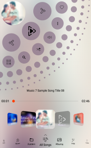 اسکرین شات برنامه Music 7 Pro - Music Player 7 3