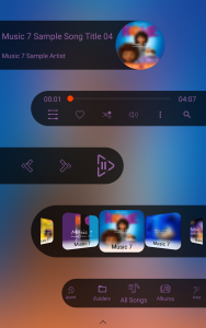 اسکرین شات برنامه Music 7 Pro - Music Player 7 5