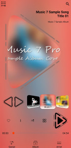 اسکرین شات برنامه Music 7 Pro - Music Player 7 6