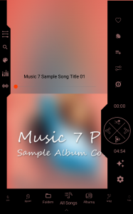 اسکرین شات برنامه Music 7 Pro - Music Player 7 4