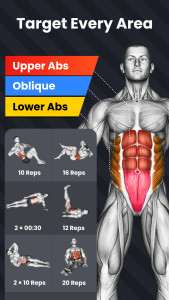 اسکرین شات 2 برنامه Six Pack in 30 Days