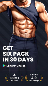 اسکرین شات برنامه Six Pack in 30 Days 1