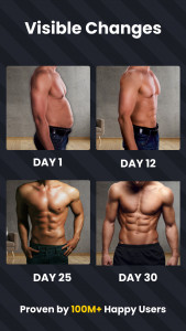 اسکرین شات 6 برنامه Six Pack in 30 Days