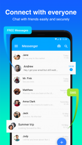 اسکرین شات برنامه Mint Messenger - Chat & Video 1
