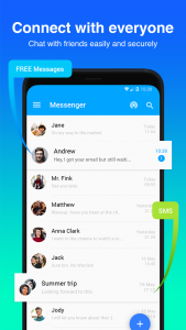 اسکرین شات 1 برنامه Mint Messenger - Chat & Video