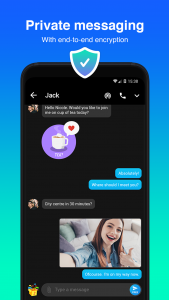 اسکرین شات برنامه Mint Messenger - Chat & Video 2