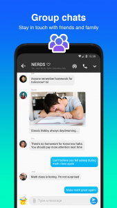 اسکرین شات 5 برنامه Mint Messenger - Chat & Video
