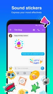 اسکرین شات برنامه Mint Messenger - Chat & Video 3