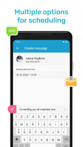 اسکرین شات برنامه Messages Scheduler - Auto SMS 2