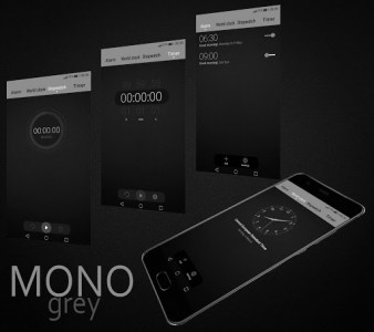 اسکرین شات برنامه Mono Grey EMUI 5/8 Theme 2