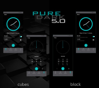 اسکرین شات برنامه [EMUI 9.1]Pure Dark 5.0 Theme 4