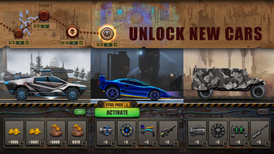 اسکرین شات 2 بازی Zombie Hill Racing: Earn Climb