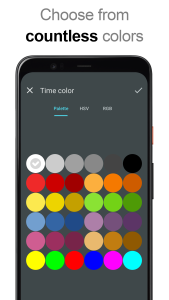 اسکرین شات 4 برنامه DIGI Clock Widget