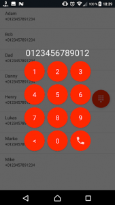 اسکرین شات برنامه Private Number Dialer 1