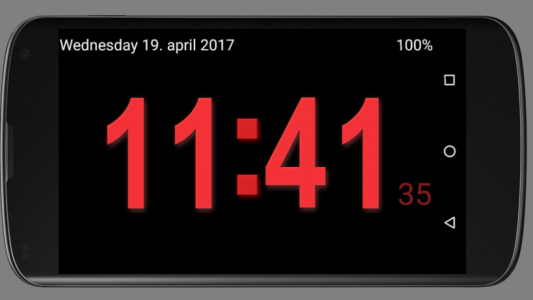 اسکرین شات 4 برنامه Night Digital Clock