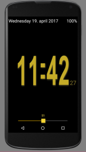 اسکرین شات 1 برنامه Night Digital Clock