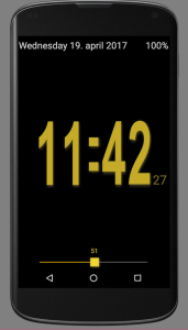 اسکرین شات 1 برنامه Night Digital Clock