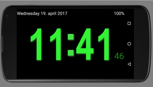 اسکرین شات 2 برنامه Night Digital Clock