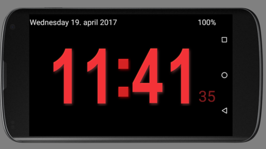 اسکرین شات 4 برنامه Night Digital Clock