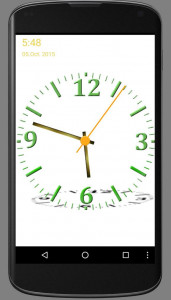 اسکرین شات 5 برنامه Nice Night Clock with Alarm