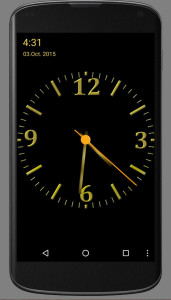 اسکرین شات 3 برنامه Nice Night Clock with Alarm