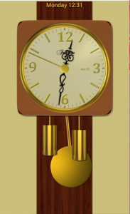اسکرین شات برنامه Modern Pendulum Wall Clock 1