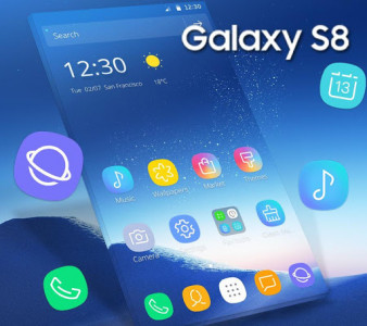 اسکرین شات برنامه Theme for Samsung S8 7
