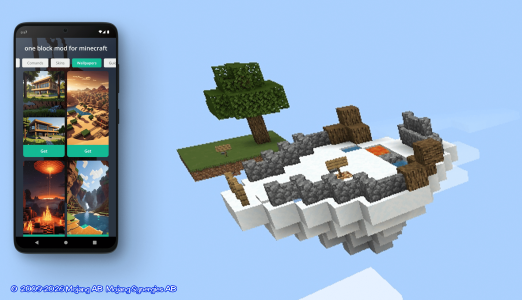 اسکرین شات 3 برنامه one block mod for minecraft