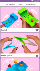 اسکرین شات 2 برنامه How to make paper craft