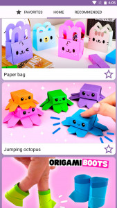اسکرین شات 1 برنامه How to make paper craft