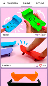 اسکرین شات 5 برنامه Origami: paper crafts