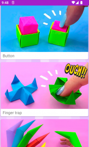 اسکرین شات برنامه How to make paper craft 1