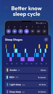 اسکرین شات 3 برنامه Sleep Tracker - Sleep Recorder