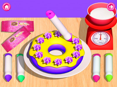 اسکرین شات بازی Donut Slime DIY Unboxing Games 2
