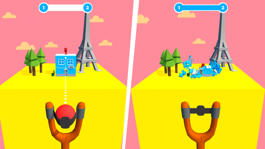 اسکرین شات 6 بازی Slingshot Smash-Shooting Range