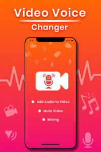اسکرین شات برنامه Video Voice Changer - Audio Effects 1