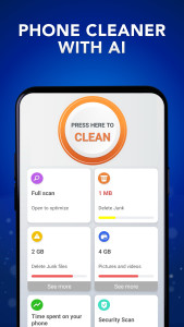 اسکرین شات 1 برنامه Phone Cleaner for android