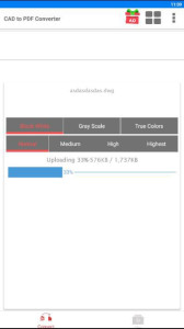 اسکرین شات 2 برنامه CAD to PDF Converter