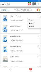 اسکرین شات 4 برنامه Photo to Word Converter